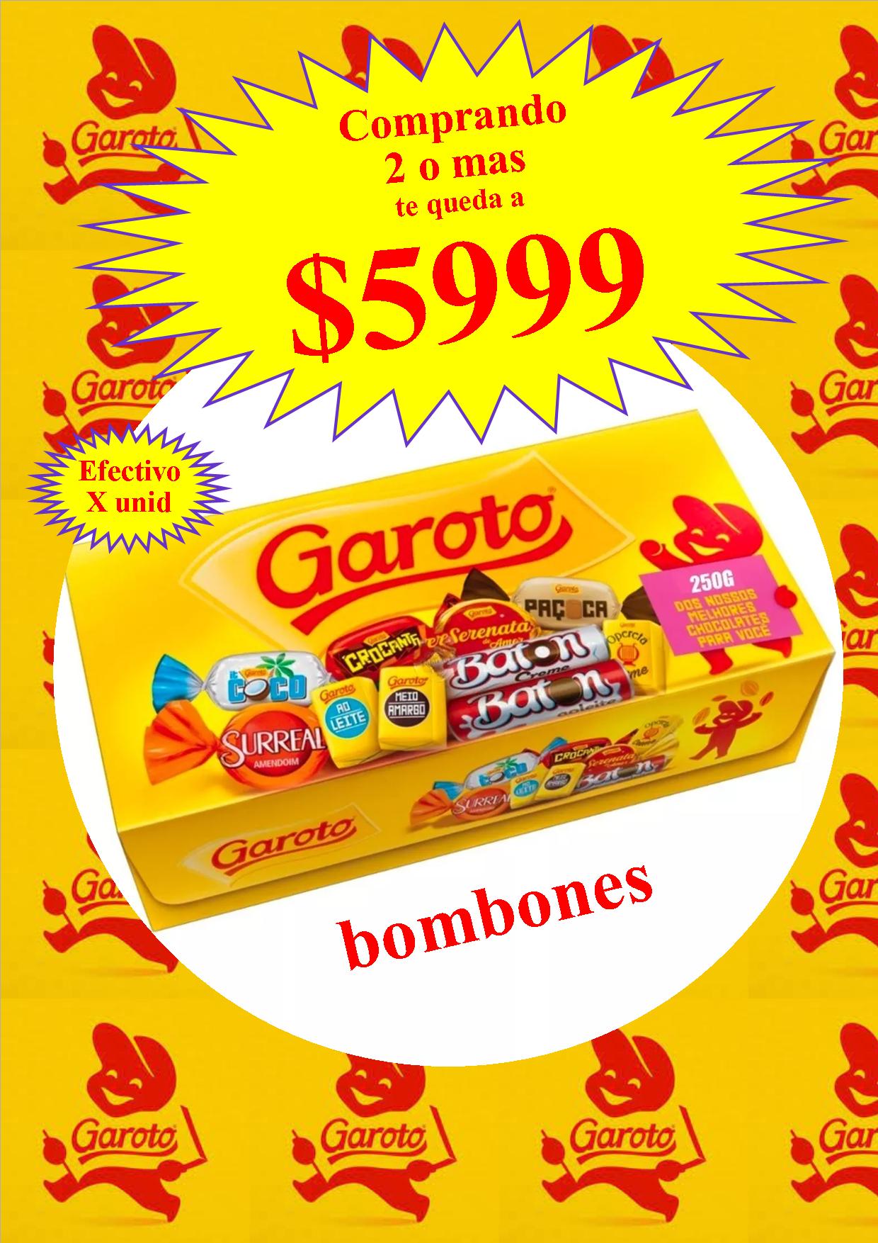 BOC BON BON GAROTO 250 GRS